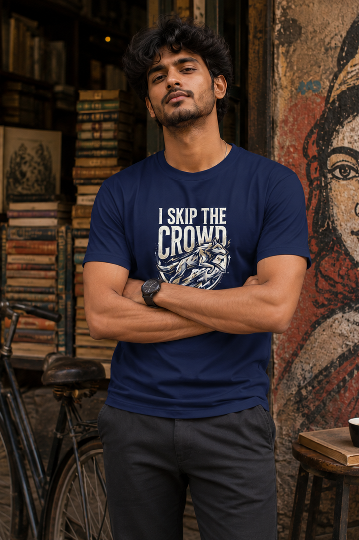 LUCE & SETE GPT mockup 1 - I Skip The Crowd Classic Graphic T-Shirt for Men | Bold Leadership Streetwear - 555_9400942002413_unisex-classic-crew-t-shirt-160_BUILD_DIFF_front_PAIR_20260616_120652_02_row1_col2.png