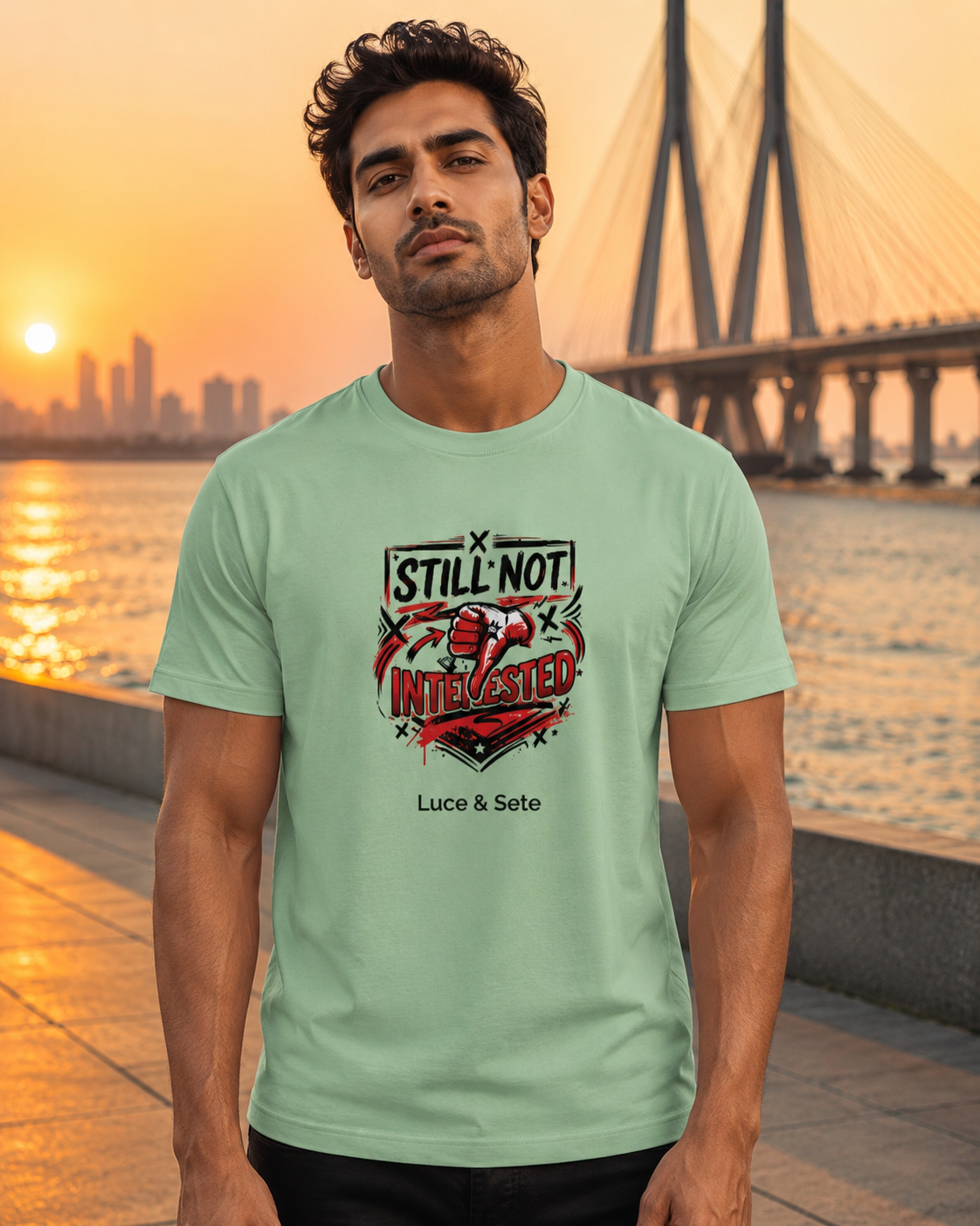LUCE & SETE GPT mockup 1 - Still Not Interested Classic Graphic T-Shirt for Men | Bold Attitude Statement - 555_9400942100717_unisex-classic-crew-t-shirt-162_BUILD_DIFF_front_HERO_20260617_191205.png