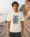 LUCE & SETE GPT mockup 1 - Align Body Mind Soul Classic Graphic T-Shirt for Men | Spiritual Wellness Streetwear - 555_9403361263853_unisex-classic-crew-t-shirt-165_YOGA_front_HERO_20260617_134227.png