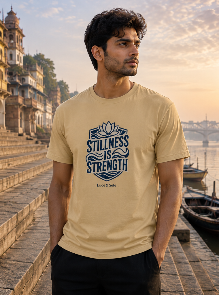 LUCE & SETE GPT mockup 1 - Stillness Is Strength Classic Graphic T-Shirt for Men | Mindfulness Streetwear - 555_9403361427693_unisex-classic-crew-t-shirt-166_YOGA_front_PAIR_20260617_134912_01_row1_col1.png