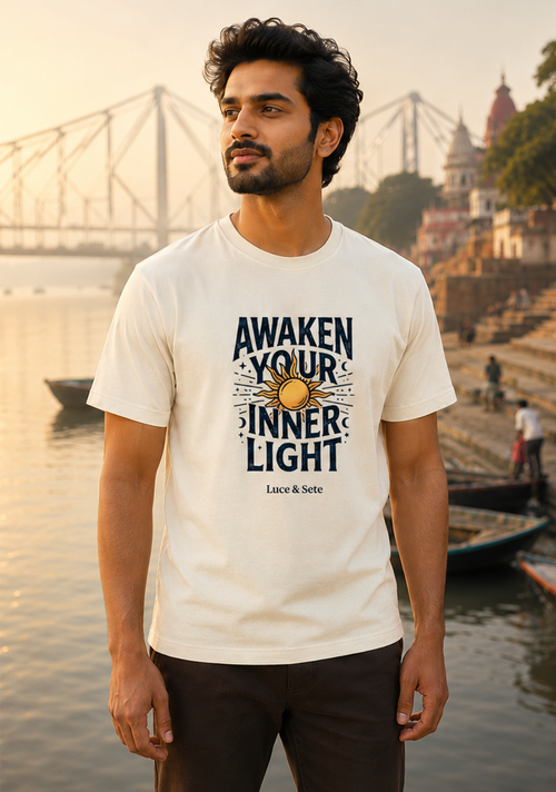 LUCE & SETE GPT mockup 1 - Awaken Your Inner Light Classic Graphic T-Shirt for Men | Inspirational Streetwear - 555_9403361689837_unisex-classic-crew-t-shirt-167_YOGA_front_PAIR_20260617_135258_02_row1_col2.png