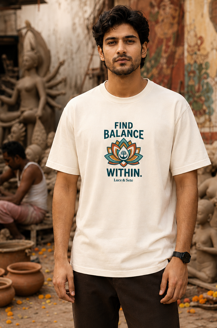 LUCE & SETE GPT mockup 1 - Find Balance Within Classic Graphic T-Shirt for Men | Mindfulness Streetwear - 555_9403362279661_unisex-classic-crew-t-shirt-170_CLASSIC_front_PAIR_20260617_145204_01_row1_col1.png