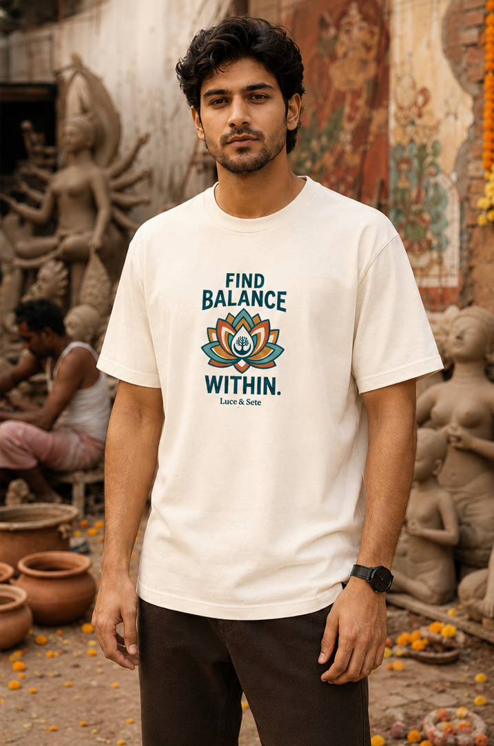 LUCE & SETE GPT mockup 1 - Find Balance Within Classic Graphic T-Shirt for Men | Mindfulness Streetwear - 555_9403362279661_unisex-classic-crew-t-shirt-170_CLASSIC_front_PAIR_20260617_145204_02_row1_col2.png