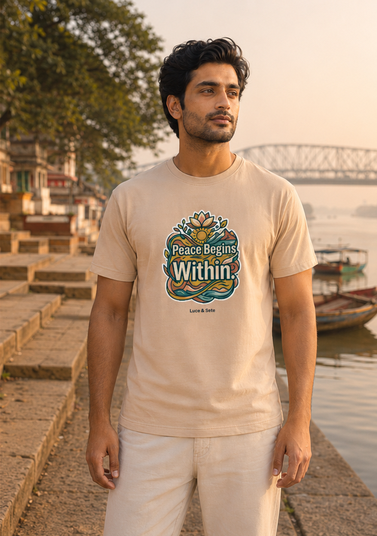 LUCE & SETE GPT mockup 1 - Peace Begins Within Classic Graphic T-Shirt for Men | Mindfulness Streetwear - 555_9403362541805_unisex-classic-crew-t-shirt-171_CLASSIC_front_PAIR_20260617_145746_02_row1_col2.png