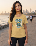 LUCE & SETE GPT mockup 1 - Breathe Deep Rise Strong Classic Graphic T-Shirt for Women | Empowerment Streetwear - 555_9403380564205_womens-classic-t-shirt-174_CLASSIC_front_HERO_20260617_180625.png