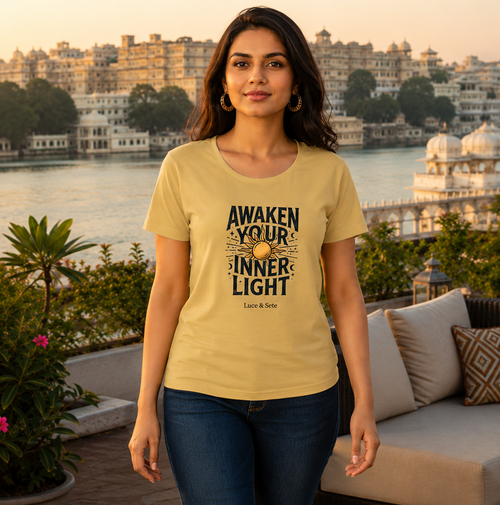 LUCE & SETE GPT mockup 1 - Awaken Your Inner Light Classic Graphic T-Shirt for Women | Spiritual Streetwear - 555_9403381252333_womens-classic-t-shirt-177_CLASSIC_front_PAIR_20260618_135255_01_row1_col1.png
