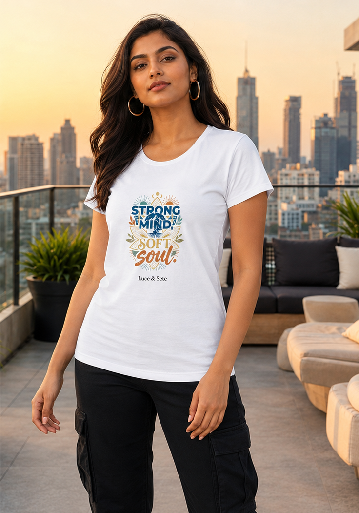 LUCE & SETE GPT mockup 1 - Strong Mind Soft Soul Classic Graphic T-Shirt for Women | Empowerment Streetwear - 555_9403383218413_womens-classic-t-shirt-183_CLASSIC_front_PAIR_20260619_123358_02_row1_col2.png