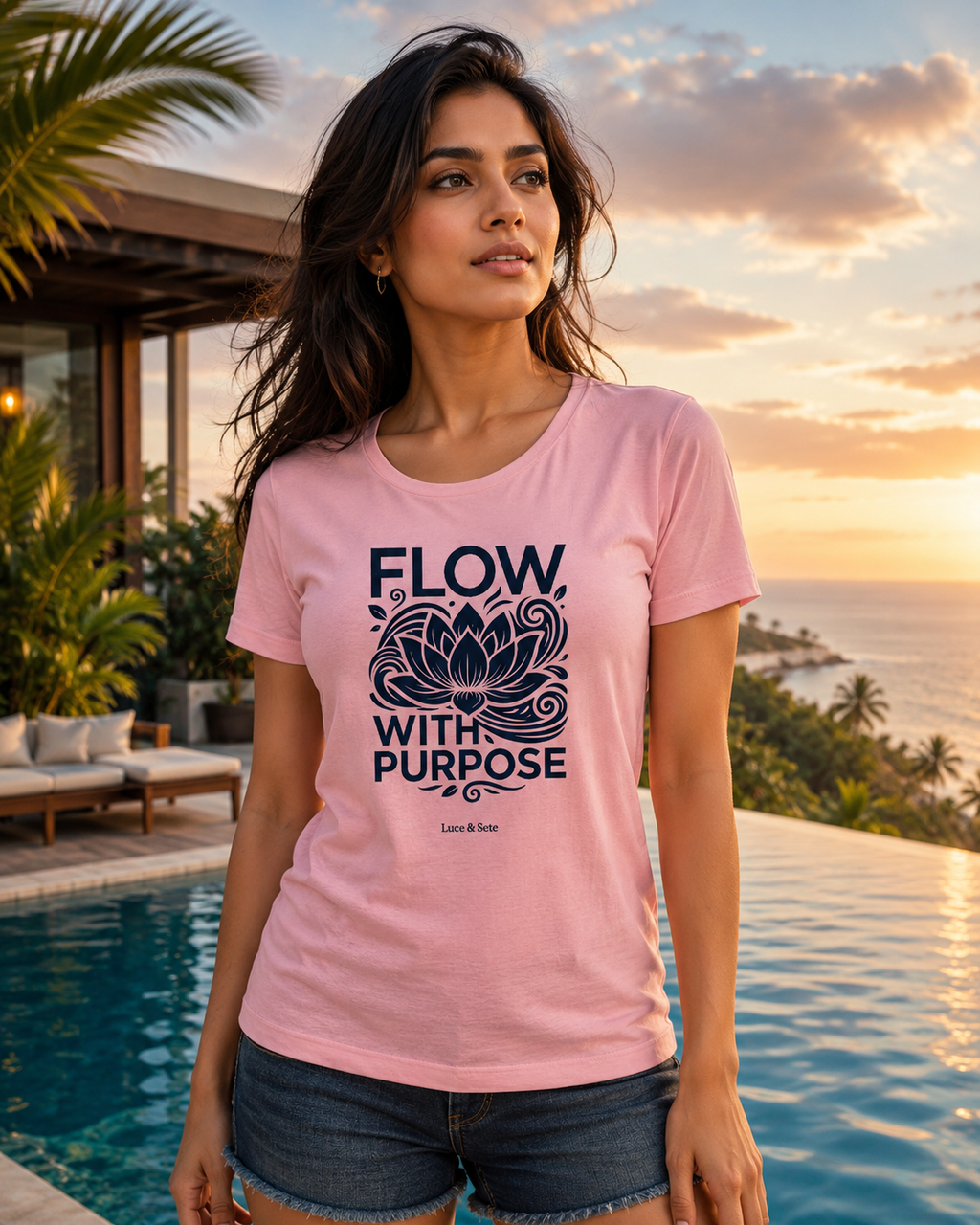 LUCE & SETE GPT mockup 1 - Flow With Purpose Classic Graphic T-Shirt for Women | Mindful Streetwear - 555_9403384725741_womens-classic-t-shirt-184_CLASSIC_front_HERO_20260618_150936.png