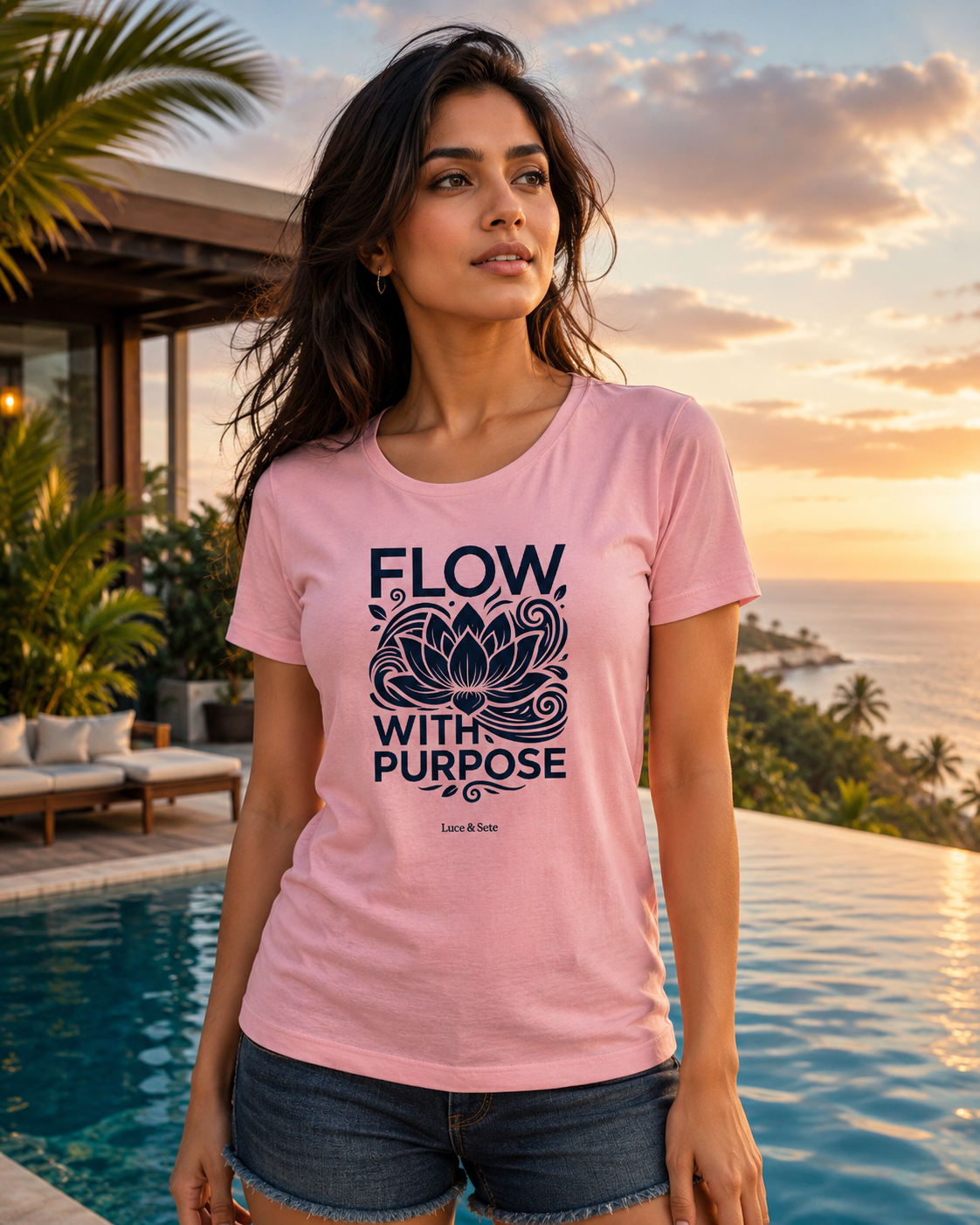 LUCE & SETE GPT mockup 1 - Flow With Purpose Classic Graphic T-Shirt for Women | Mindful Streetwear - 555_9403384725741_womens-classic-t-shirt-184_CLASSIC_front_HERO_20260618_150936.png