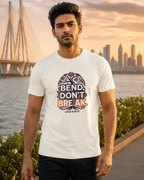 LUCE & SETE GPT mockup 1 - Bend Don't Break Classic Graphic T-Shirt for Men | Resilience Streetwear - 555_9405316595949_unisex-classic-crew-t-shirt-176_CLASSIC_front_HERO_20260619_112439.png