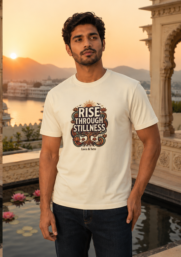 LUCE & SETE GPT mockup 1 - Rise Through Stillness Classic Graphic T-Shirt for Men | Spiritual Streetwear - 555_9405316694253_unisex-classic-crew-t-shirt-178_CLASSIC_front_PAIR_20260619_113515_02_row1_col2.png