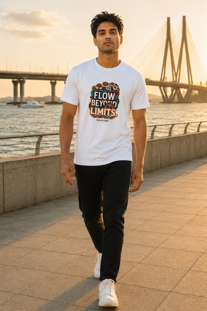 LUCE & SETE GPT mockup 1 - Flow Beyond Limits Classic Graphic T-Shirt for Men | Motivational Streetwear - 555_9405316858093_unisex-classic-crew-t-shirt-182_CLASSIC_front_PAIR_20260619_115351_01_row1_col1.png