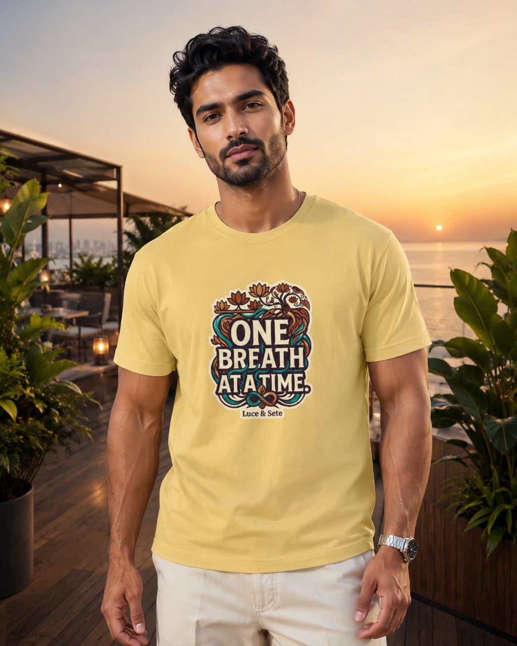 LUCE & SETE GPT mockup 1 - One Breath at a Time Classic Graphic T-Shirt for Men | Mindfulness Streetwear - 555_9405316989165_unisex-classic-crew-t-shirt-184_CLASSIC_front_HERO_20260619_120112.png
