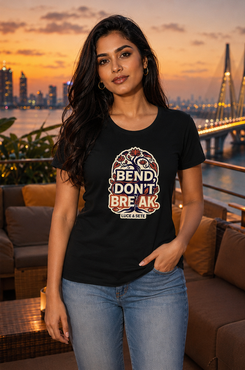 LUCE & SETE GPT mockup 1 - Bend Don't Break Classic Graphic T-Shirt for Women | Empowerment Streetwear - 555_9405336944877_womens-classic-t-shirt-185_YOGA_front_PAIR_20260619_123831_02_row1_col2.png