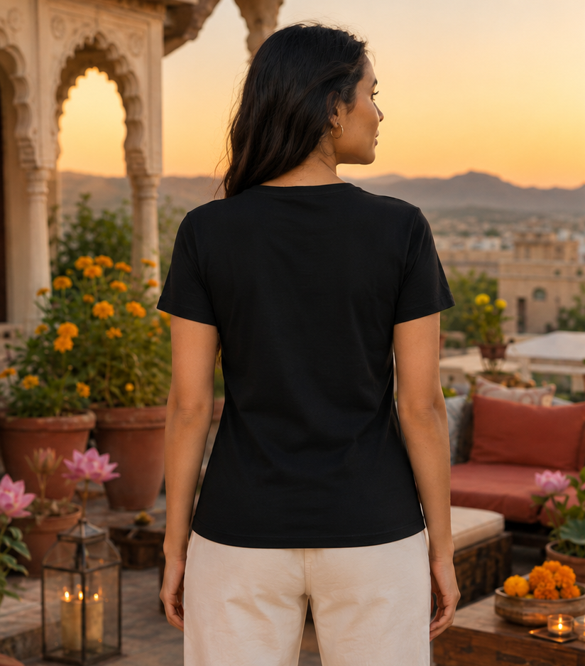LUCE & SETE GPT mockup 1 - Balance Is My Power Classic Graphic T-Shirt for Women | Spiritual Empowerment Streetwear - 555_9405337174253_womens-classic-t-shirt-189_CLASSIC_back_PAIR_20260619_160755_01_row1_col1.png
