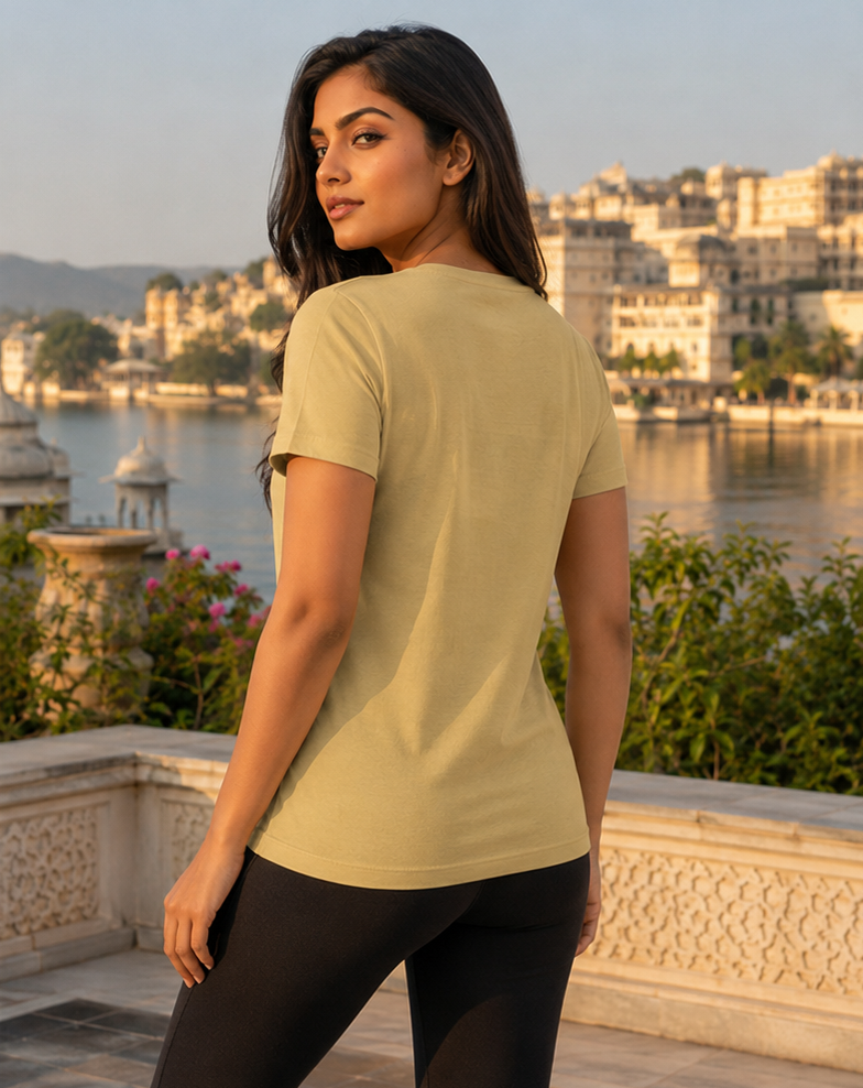LUCE & SETE GPT mockup 1 - Discipline Through Breath Classic Graphic T-Shirt for Women | Mindful Yoga Streetwear - 555_9405337207021_womens-classic-t-shirt-190_YOGA_back_PAIR_20260619_161241_02_row1_col2.png