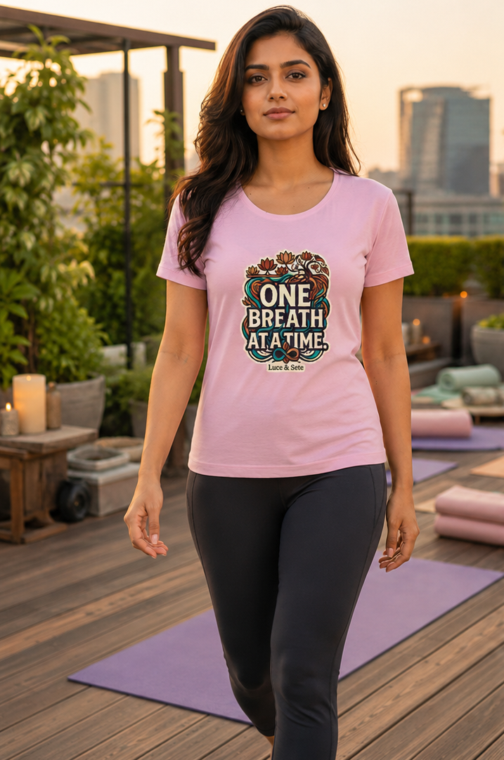 LUCE & SETE GPT mockup 1 - One Breath at a Time Classic Graphic T-Shirt for Women | Mindfulness Streetwear - 555_9405337403629_womens-classic-t-shirt-193_CLASSIC_front_PAIR_20260619_162556_01_row1_col1.png