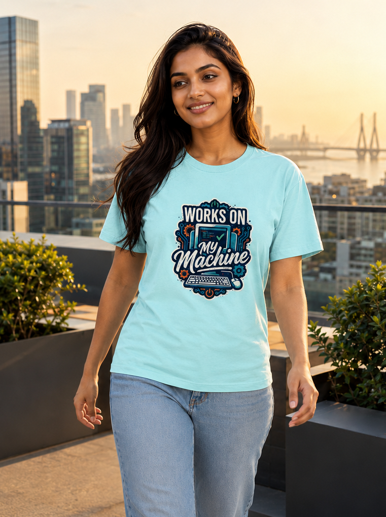 LUCE & SETE GPT mockup 1 - Works On My Machine Premium Graphic T-Shirt for Men & Women | Software Developer Humor Streetwear - 555_9408011829485_unisex-stretch-t-shirt-183_TECH_CODE_front_PAIR_20260622_141305_01_row1_col1.png