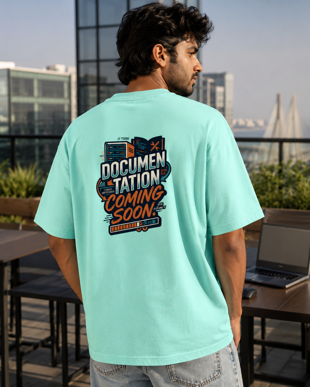 Documentation Coming Soon Oversized Classic T-Shirt for Men & Women | Software Developer Humor Streetwear