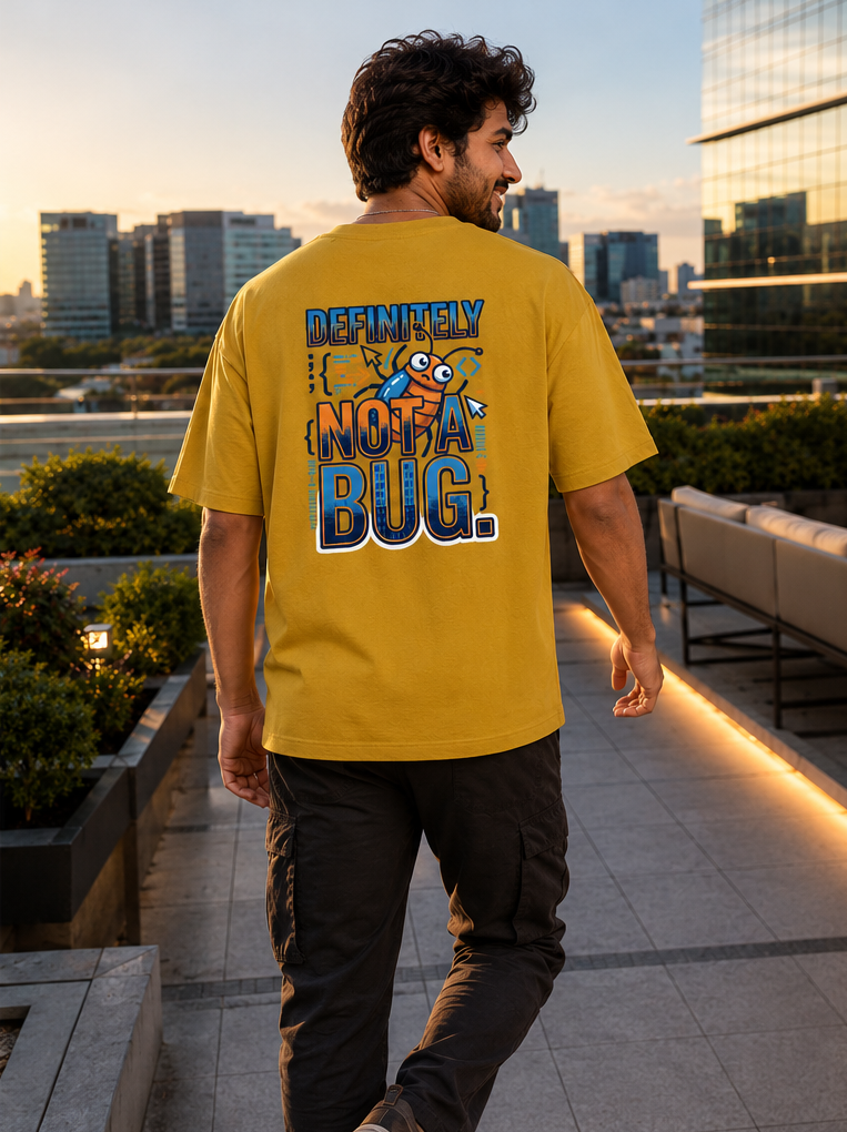 LUCE & SETE GPT mockup 1 - Definitely Not A Bug Oversized Graphic T-Shirt for Men & Women | Software Developer Humor Streetwear - 555_9408139657453_unisex-oversized-classic-t-shirt-116_TECH_CODE_back_PAIR_20260622_171056_02_row1_col2.png