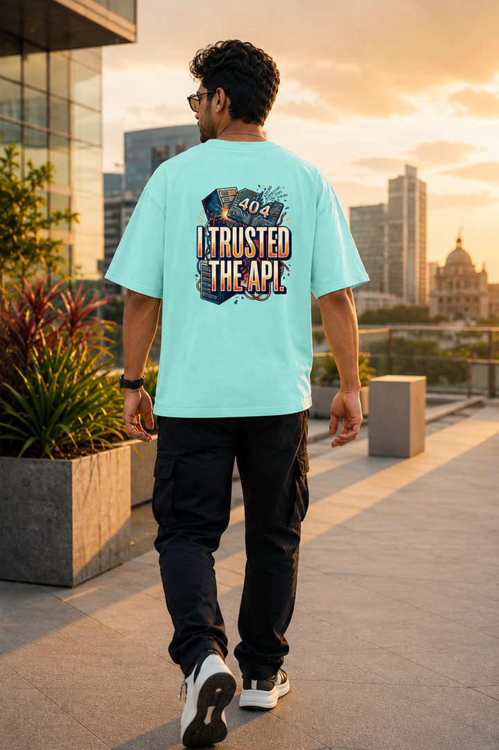 LUCE & SETE GPT mockup 1 - I Trusted The API Oversized Graphic T-Shirt for Men & Women | Software Developer Humor Streetwear - 555_9408139755757_unisex-oversized-classic-t-shirt-118_TECH_CODE_back_PAIR_20260622_203708_02_row1_col2.png