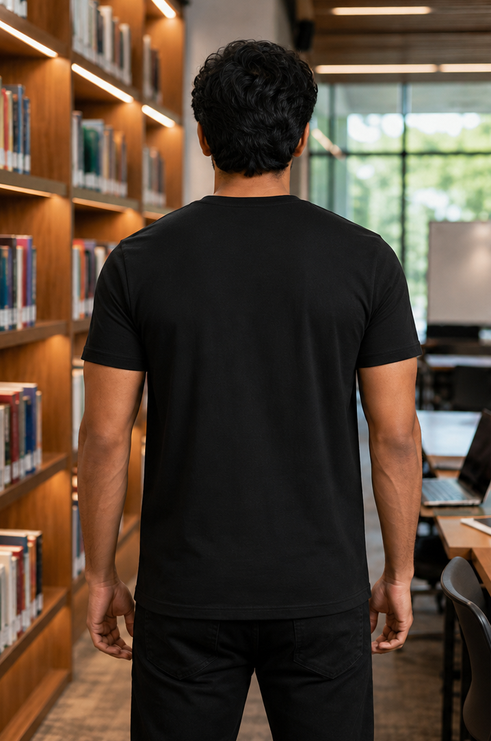 LUCE & SETE GPT mockup 1 - Powered by Coffee and Patience Premium Graphic T-Shirt for Men & Women | Teach Mode Streetwear - 555_9408233570541_unisex-stretch-t-shirt-192_TEACH_MODE_back_PAIR_20260623_150129_01_row1_col1.png