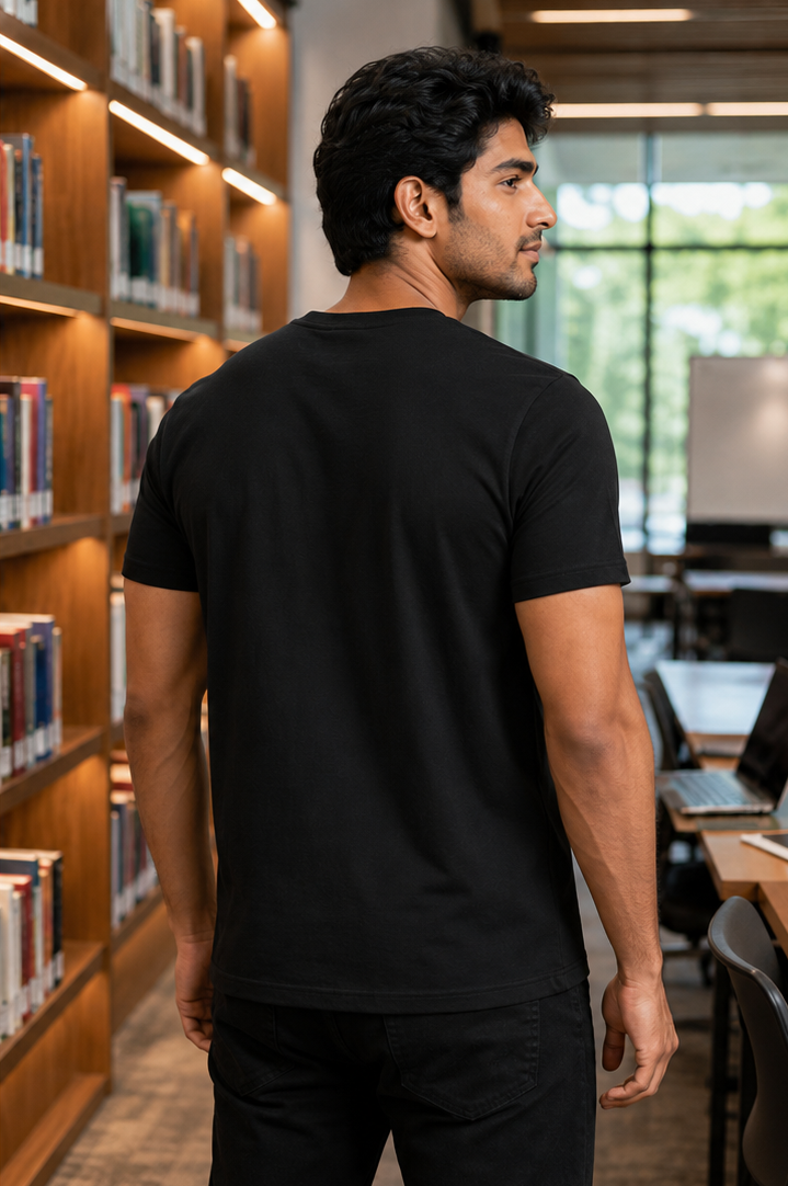 LUCE & SETE GPT mockup 1 - Powered by Coffee and Patience Premium Graphic T-Shirt for Men & Women | Teach Mode Streetwear - 555_9408233570541_unisex-stretch-t-shirt-192_TEACH_MODE_back_PAIR_20260623_150129_02_row1_col2.png