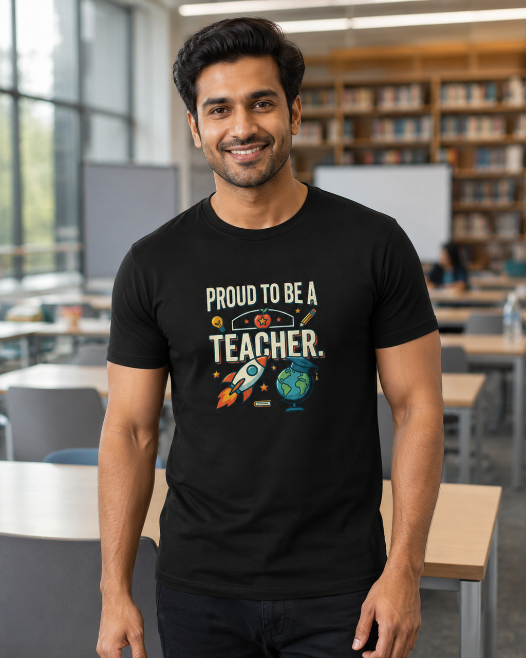 LUCE & SETE GPT mockup 1 - Proud to be a Teacher Classic Graphic T-Shirt for Men | Teach Mode Streetwear - 555_9408908755181_unisex-classic-crew-t-shirt-189_CLASSIC_front_HERO_20260623_135355.png