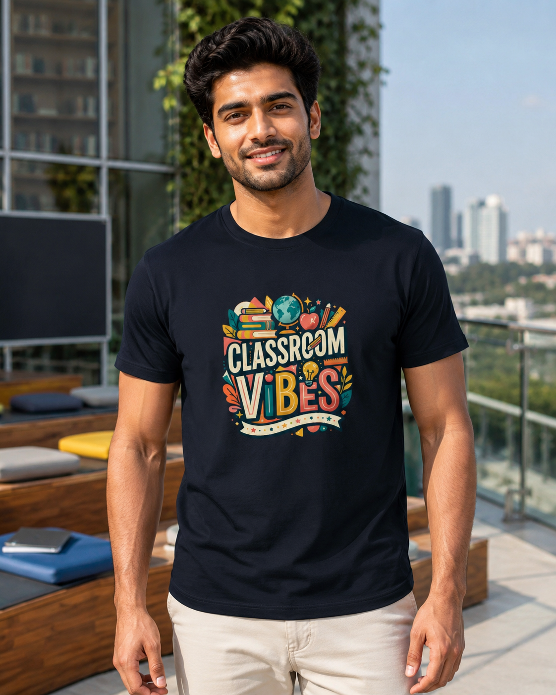 LUCE & SETE GPT mockup 1 - Classroom Vibes Classic Graphic T-Shirt for Men | Teach Mode Streetwear - 555_9408918454509_unisex-classic-crew-t-shirt-192_CLASSIC_front_HERO_20260623_141020.png