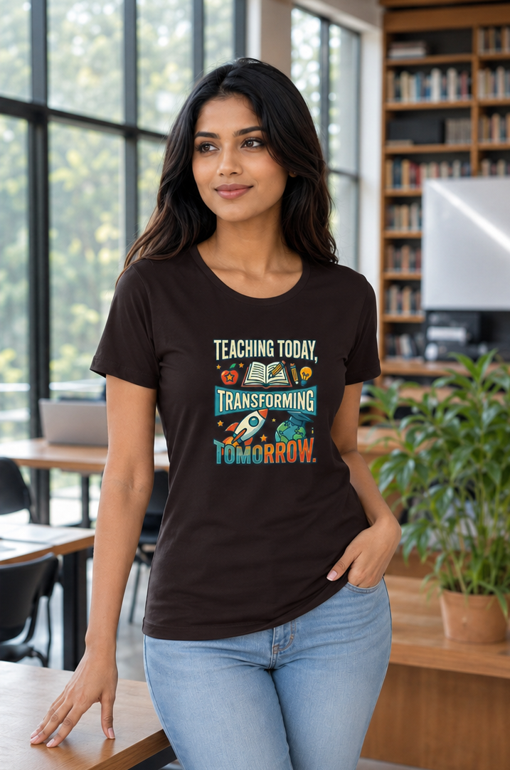 LUCE & SETE GPT mockup 1 - Teaching Today Transforming Tomorrow Classic Graphic T-Shirt for Women | Teach Mode Streetwear - 555_9409226801389_womens-classic-t-shirt-197_TEACH_MODE_front_PAIR_20260623_155624_02_row1_col2.png