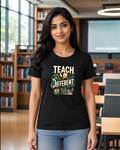 LUCE & SETE GPT mockup 1 - Teach Different Classic Graphic T-Shirt for Women | Teach Mode Streetwear - 555_9409227555053_womens-classic-t-shirt-200_TEACH_MODE_front_HERO_20260623_170543.png