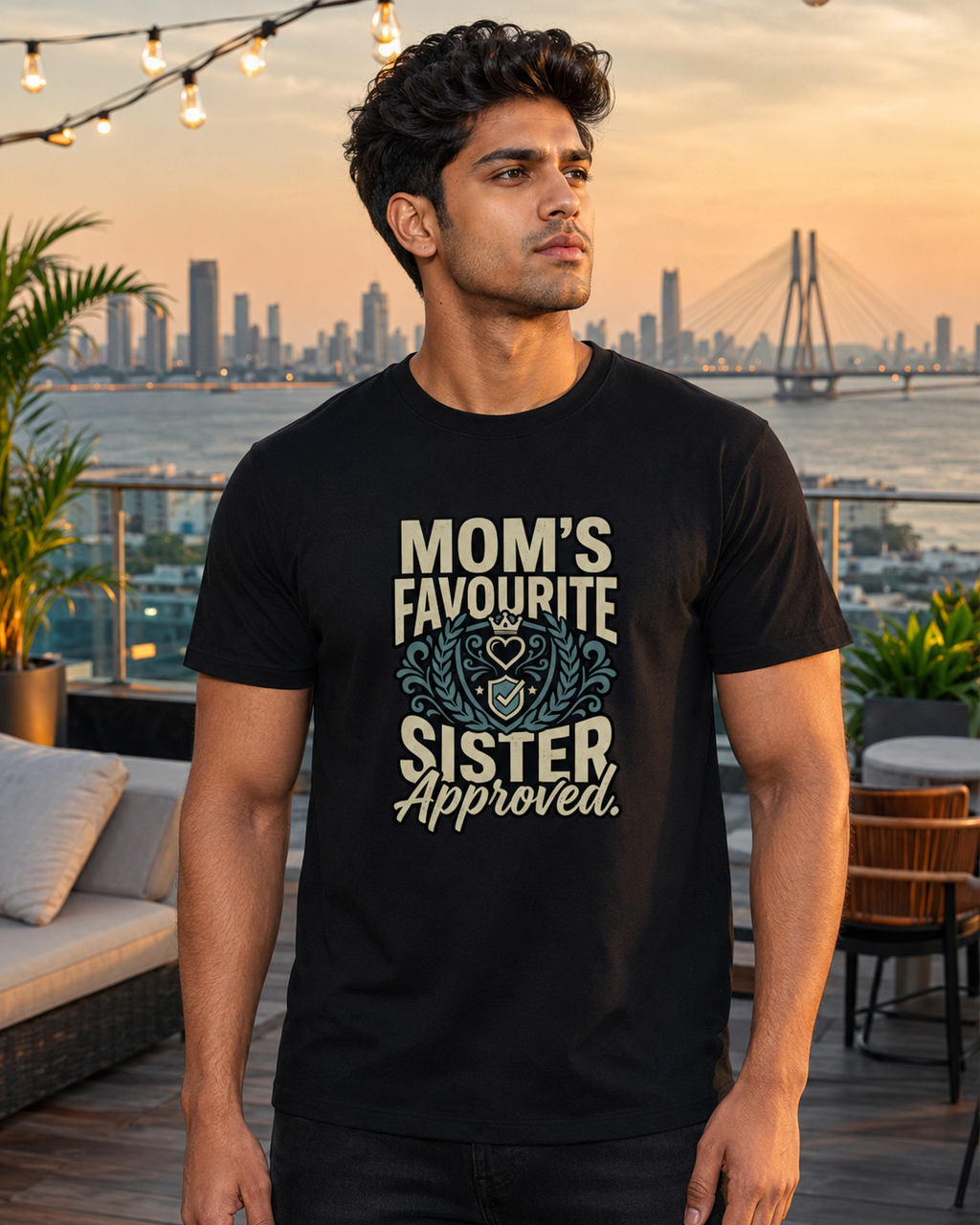 LUCE & SETE GPT mockup 1 - Mom's Favourite Sister Classic Graphic T-Shirt for Men | Family Pride Streetwear - 555_9410105802989_unisex-classic-crew-t-shirt-203_GENERAL_front_HERO_20260624_151105.png