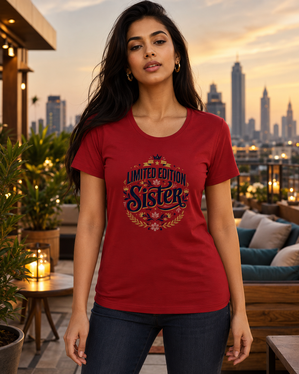 LUCE & SETE GPT mockup 1 - Limited Edition Sister Classic Graphic T-Shirt for Women | Sister Streetwear - 555_9410134114541_womens-classic-t-shirt-205_SISTER_front_HERO_20260624_140734.png