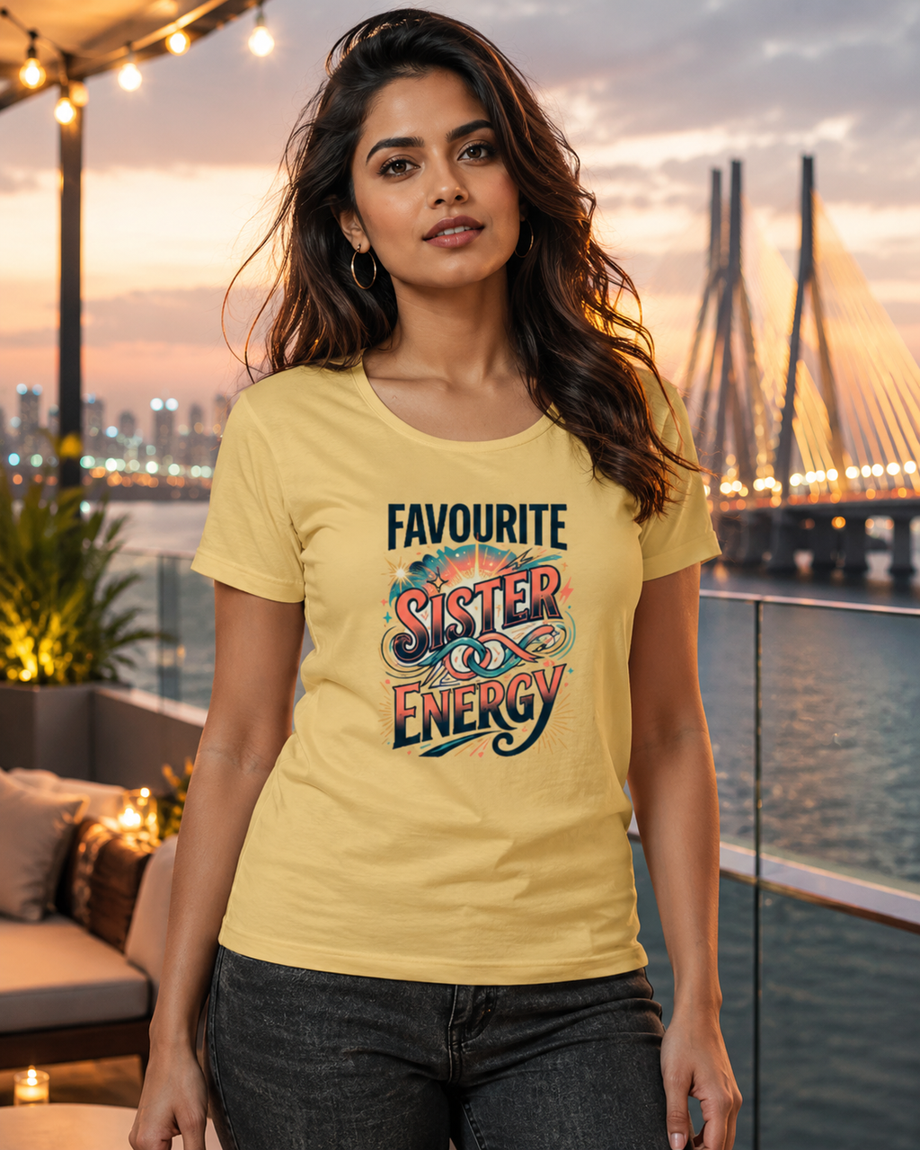 LUCE & SETE GPT mockup 1 - Favourite Sister Energy Classic Graphic T-Shirt for Women | Sister Streetwear - 555_9410134212845_womens-classic-t-shirt-207_CLASSIC_front_HERO_20260624_141608.png