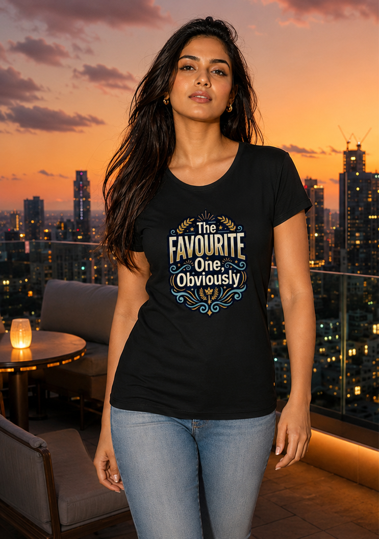 LUCE & SETE GPT mockup 1 - The Favourite One Obviously Classic Graphic T-Shirt for Women | Sister Streetwear - 555_9410134507757_womens-classic-t-shirt-212_CLASSIC_front_PAIR_20260624_143911_01_row1_col1.png