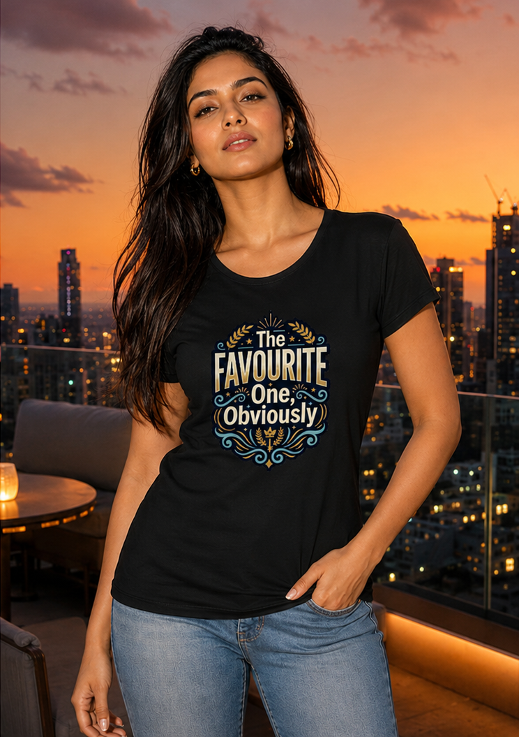 LUCE & SETE GPT mockup 1 - The Favourite One Obviously Classic Graphic T-Shirt for Women | Sister Streetwear - 555_9410134507757_womens-classic-t-shirt-212_CLASSIC_front_PAIR_20260624_143911_02_row1_col2.png