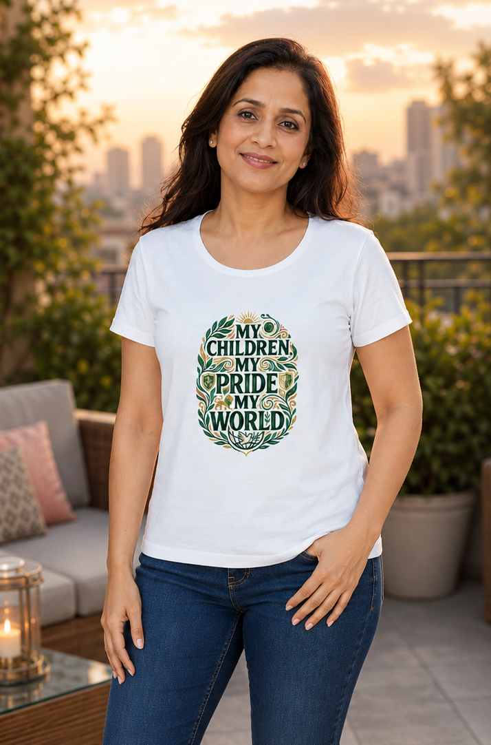 LUCE & SETE GPT mockup 1 - My Children My Pride My World Classic Graphic T-Shirt for Women | Motherhood Statement - 555_9410356707565_womens-classic-t-shirt-215_CLASSIC_front_PAIR_20260625_101807_02_row1_col2.png