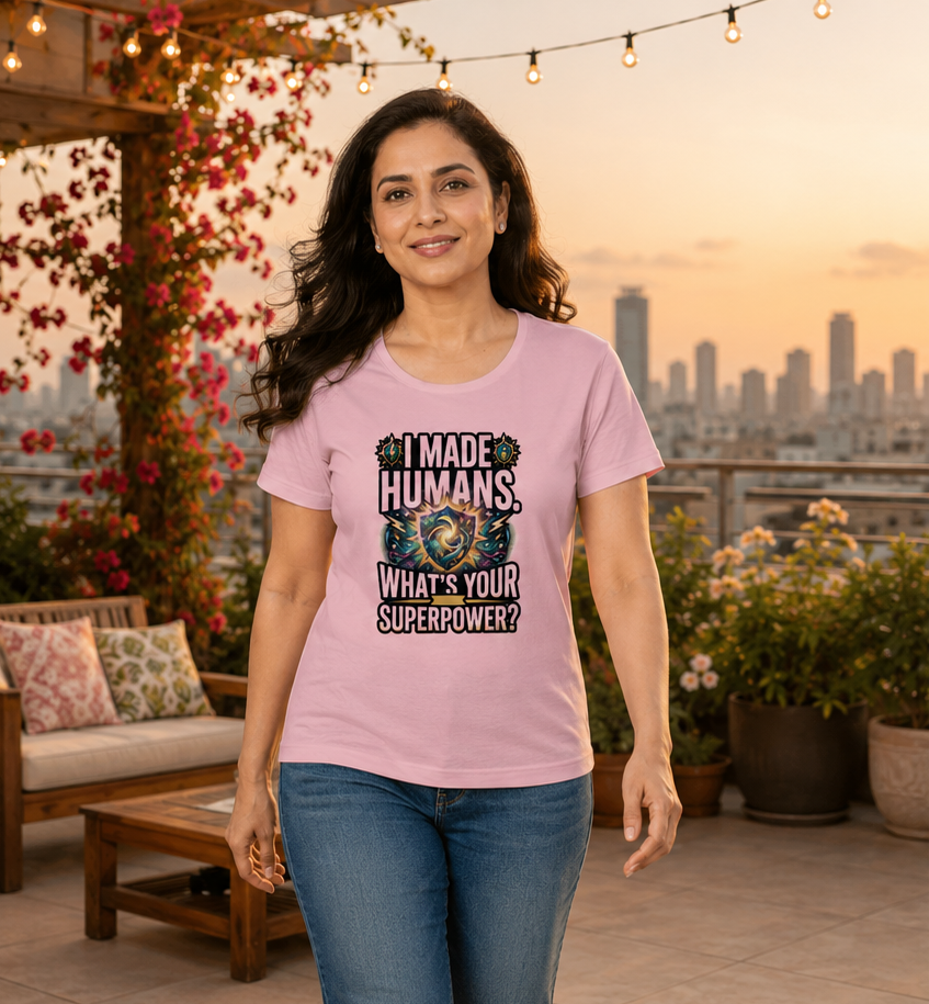 LUCE & SETE GPT mockup 1 - I Made Humans Classic Graphic T-Shirt for Women | Creator Pride Statement - 555_9410357690605_womens-classic-t-shirt-218_CLASSIC_front_PAIR_20260625_103000_01_row1_col1.png