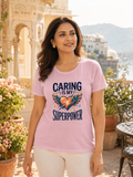 LUCE & SETE GPT mockup 1 - Caring Is My Superpower Classic Graphic T-Shirt for Women | Empowerment Streetwear - 555_9410357985517_womens-classic-t-shirt-219_CLASSIC_front_HERO_20260625_103314.png