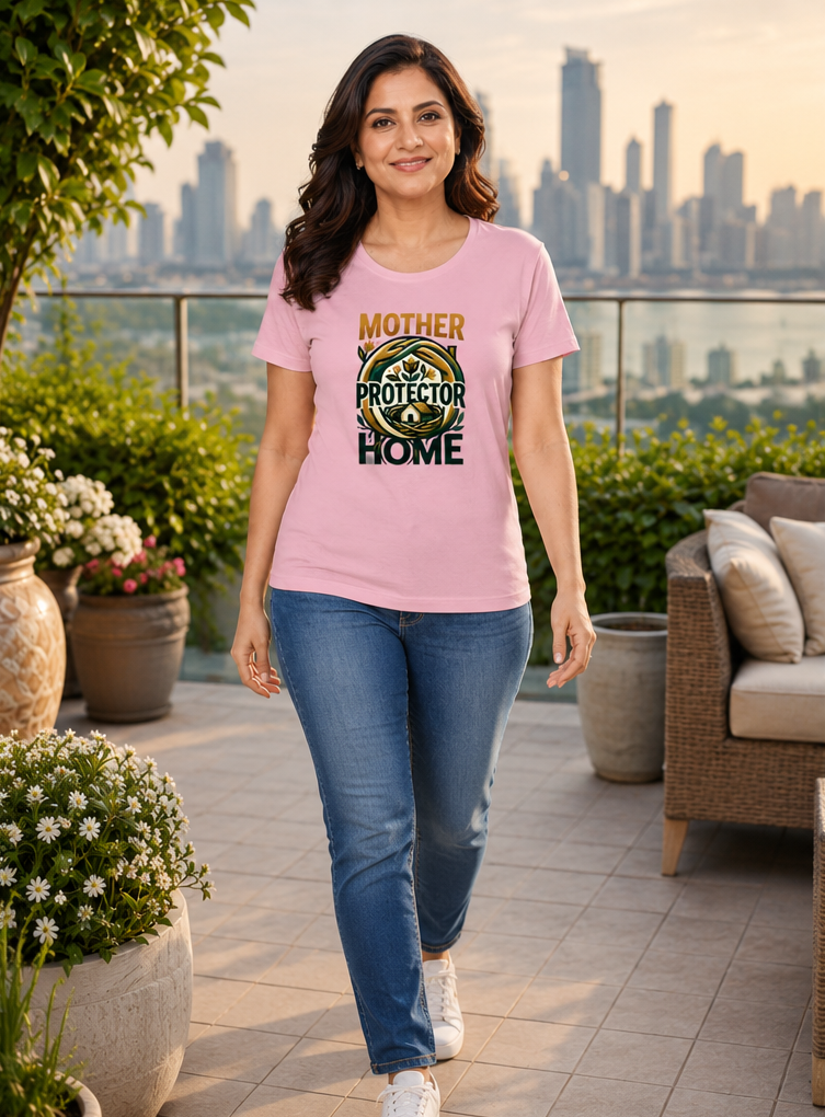 LUCE & SETE GPT mockup 1 - Mother Protector Home Classic Graphic T-Shirt for Women | Empowered Mom Streetwear - 555_9410360279277_womens-classic-t-shirt-223_CLASSIC_front_PAIR_20260625_170139_01_row1_col1.png