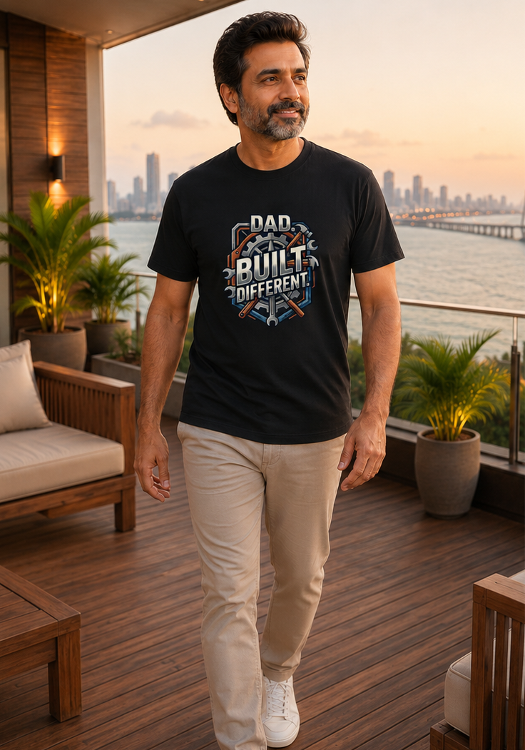 LUCE & SETE GPT mockup 1 - Dad Built Different Classic Graphic T-Shirt for Men | Proud Father Statement - 555_9411198812397_unisex-classic-crew-t-shirt-210_CLASSIC_front_PAIR_20260625_180415_01_row1_col1.png