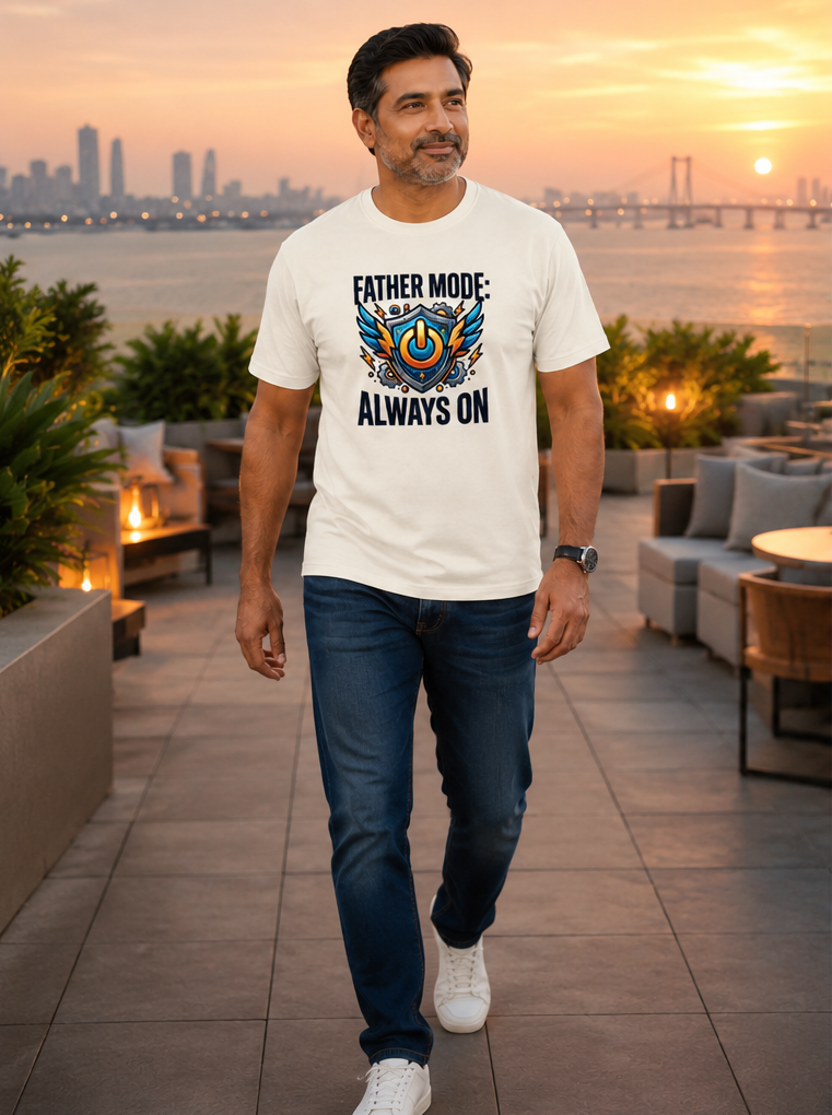LUCE & SETE GPT mockup 1 - Father Mode Always On Classic Graphic T-Shirt for Men | Proud Dad Streetwear - 555_9411201499373_unisex-classic-crew-t-shirt-215_CLASSIC_front_PAIR_20260625_182948_01_row1_col1.png