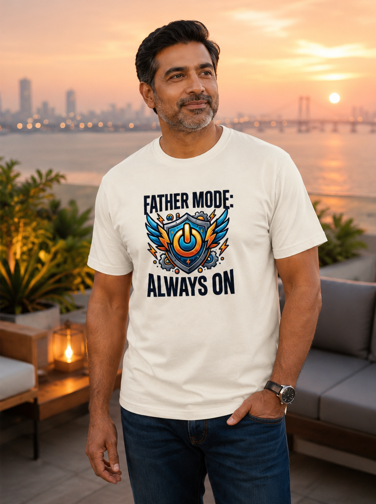LUCE & SETE GPT mockup 1 - Father Mode Always On Classic Graphic T-Shirt for Men | Proud Dad Streetwear - 555_9411201499373_unisex-classic-crew-t-shirt-215_CLASSIC_front_PAIR_20260625_182948_02_row1_col2.png