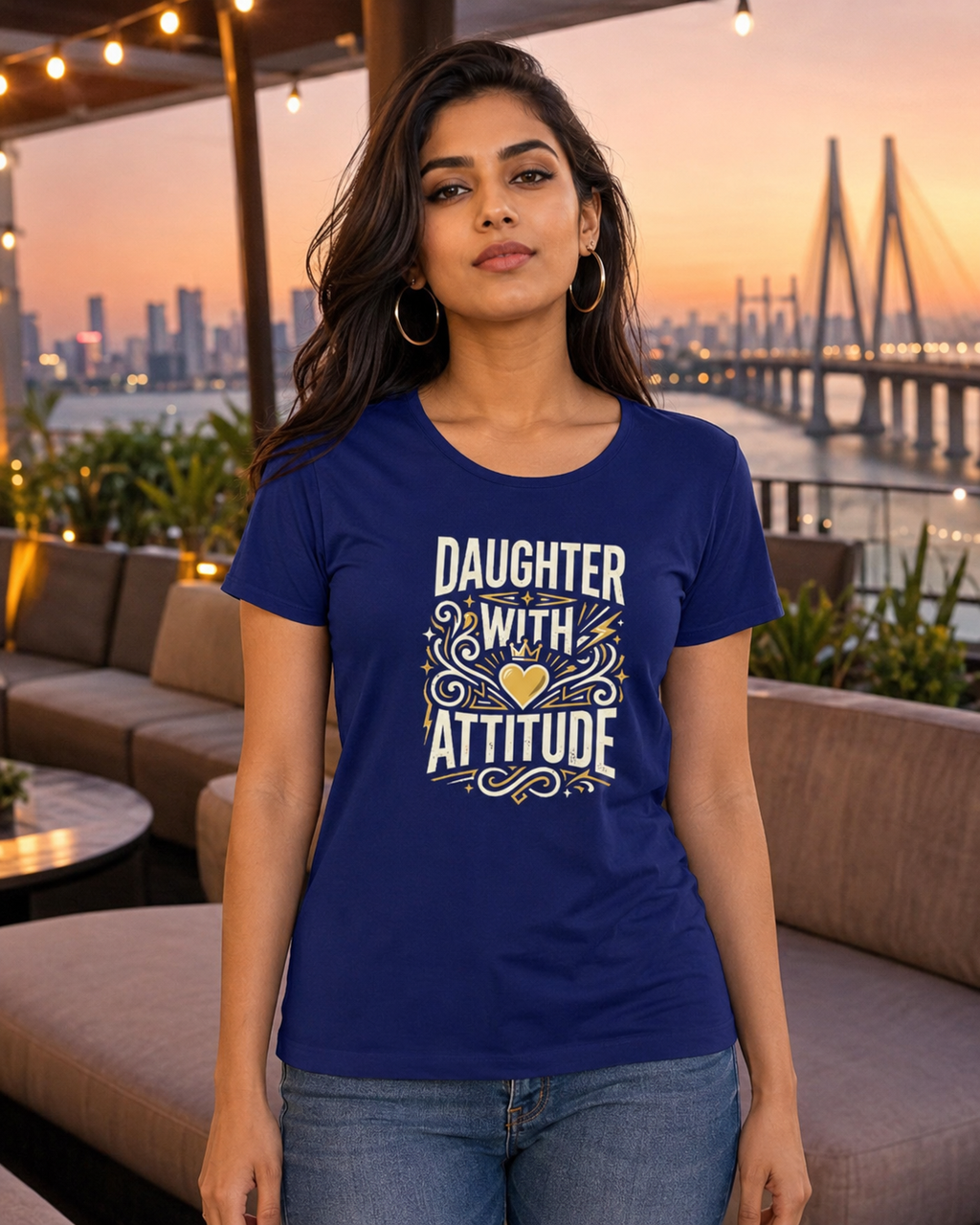 LUCE & SETE GPT mockup 1 - Daughter With Attitude Classic Graphic T-Shirt for Women | Daughter Streetwear - 555_9412475322605_womens-classic-t-shirt-226_CLASSIC_front_HERO_20260626_142619.png
