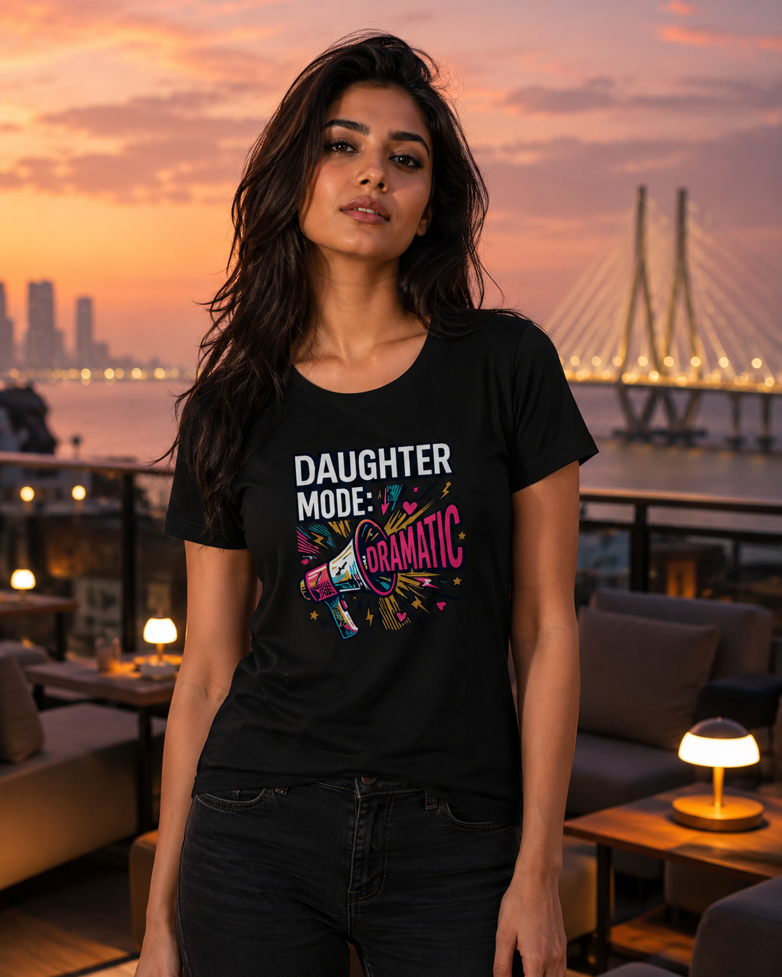 LUCE & SETE GPT mockup 1 - Daughter Mode Dramatic Classic Graphic T-Shirt for Women | Daughter Streetwear - 555_9412475584749_womens-classic-t-shirt-231_CLASSIC_front_HERO_20260626_145256.png