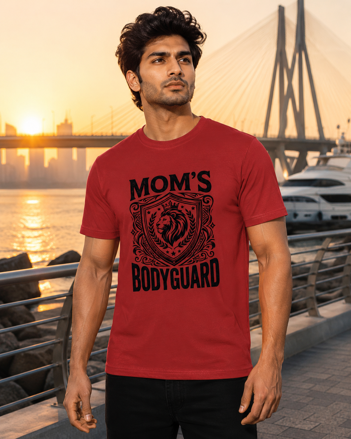 LUCE & SETE GPT mockup 1 - Mom's Bodyguard Classic Graphic T-Shirt for Men | Son Streetwear - 555_9412637294829_unisex-classic-crew-t-shirt-219_CLASSIC_front_HERO_20260626_173236.png