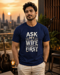 LUCE & SETE GPT mockup 1 - Ask My Wife First Classic Graphic T-Shirt for Men | Husband Streetwear - 555_9419158618349_unisex-classic-crew-t-shirt-232_CLASSIC_front_HERO_20260702_222449.png