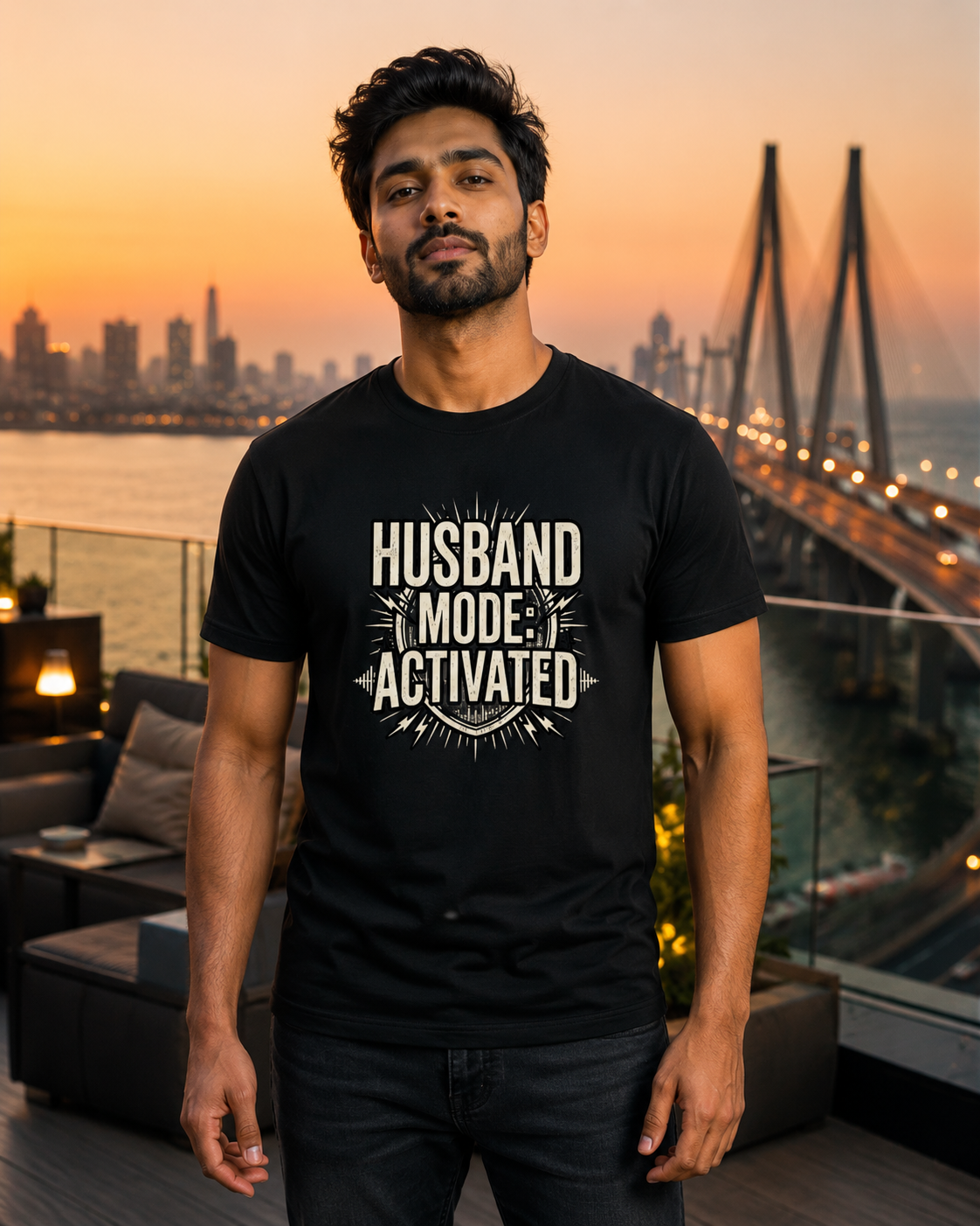 LUCE & SETE GPT mockup 1 - Husband Mode Activated Classic Graphic T-Shirt for Men | Husband Streetwear - 555_9419159273709_unisex-classic-crew-t-shirt-234_CLASSIC_front_HERO_20260702_223807.png