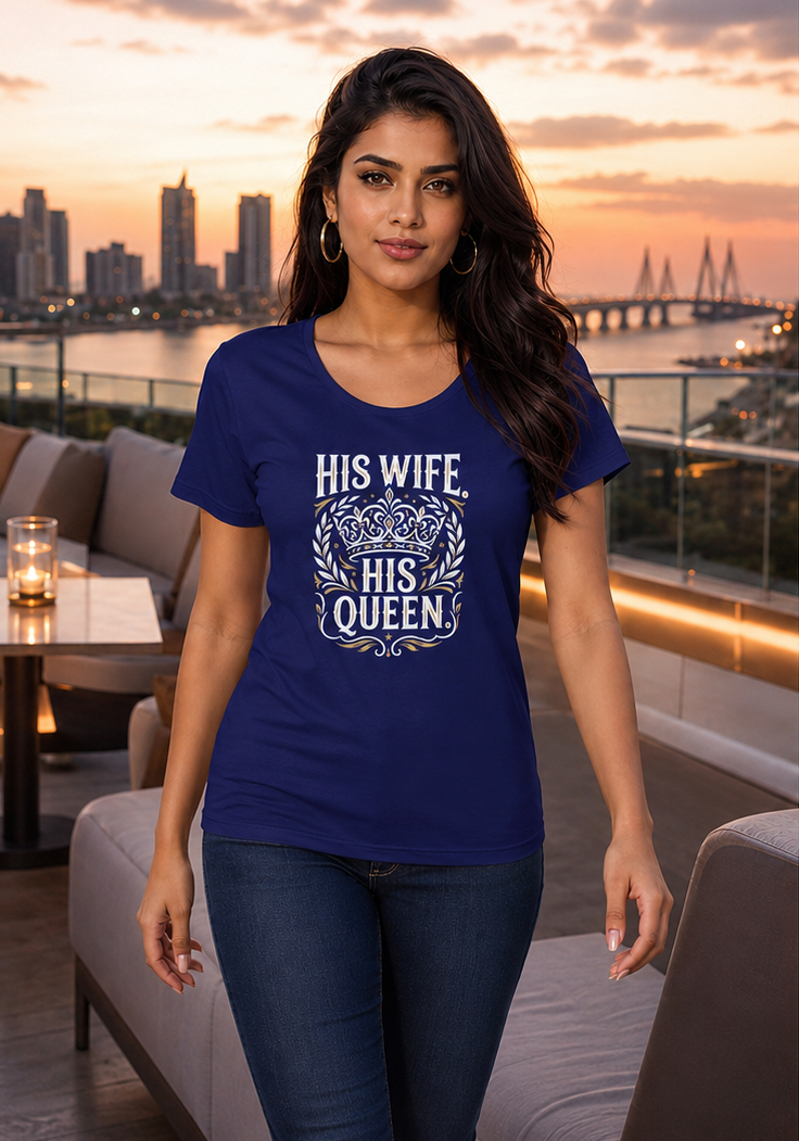 LUCE & SETE GPT mockup 1 - His Wife His Queen Classic Graphic T-Shirt for Women | Wife Streetwear - 555_9419429314797_womens-classic-t-shirt-234_WIFE_front_PAIR_20260702_235155_01_row1_col1.png