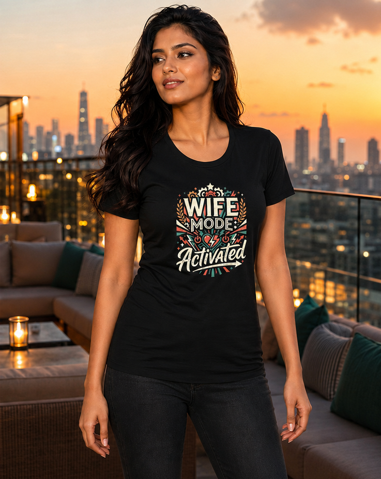 LUCE & SETE GPT mockup 1 - Wife Mode Activated Classic Graphic T-Shirt for Women | Wife Streetwear - 555_9419429970157_womens-classic-t-shirt-241_CLASSIC_front_PAIR_20260703_004605_02_row1_col2.png